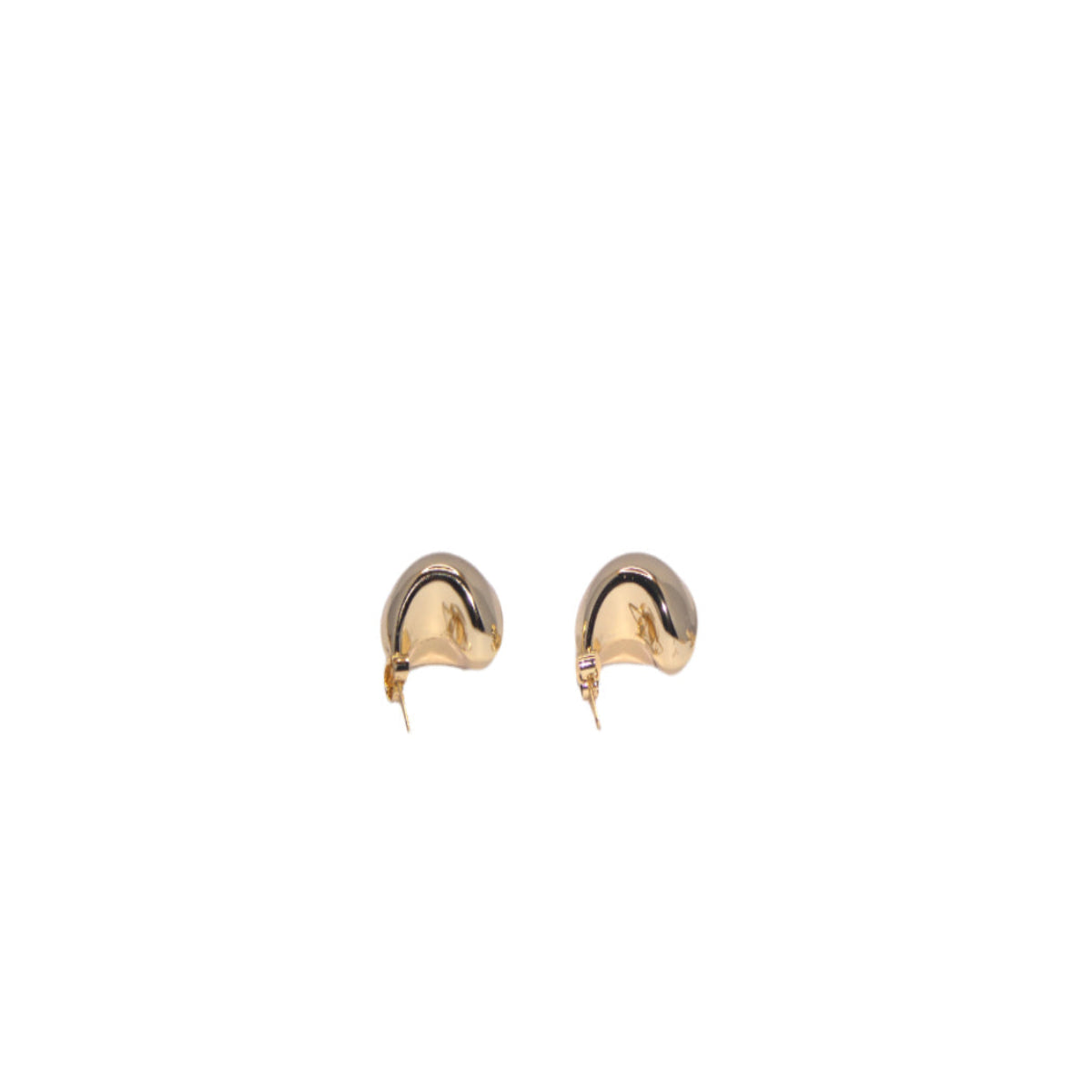 14K Gold Eclipse Earrings