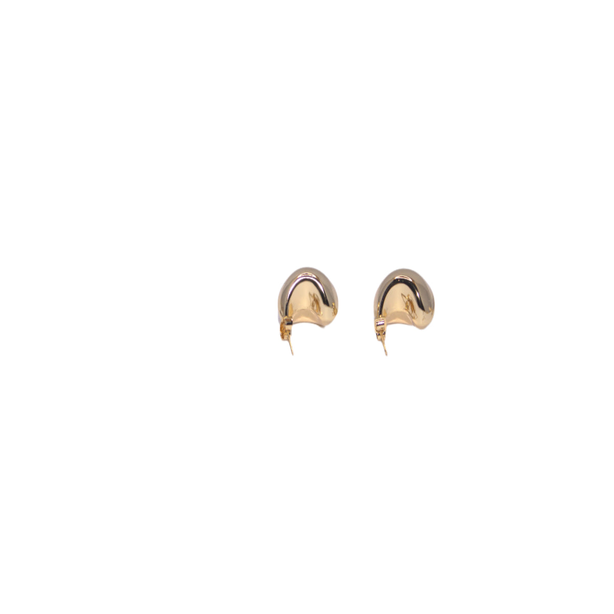 14K Gold Eclipse Earrings