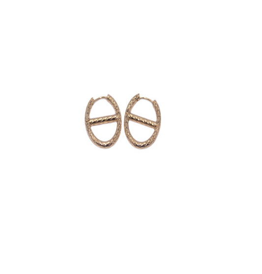 14K Gold Derby Earrings