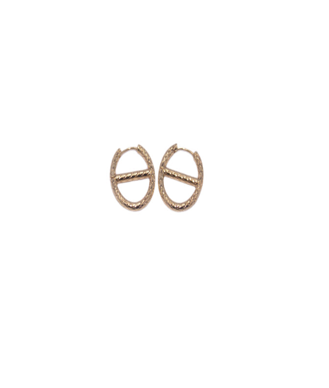 14K Gold Derby Earrings