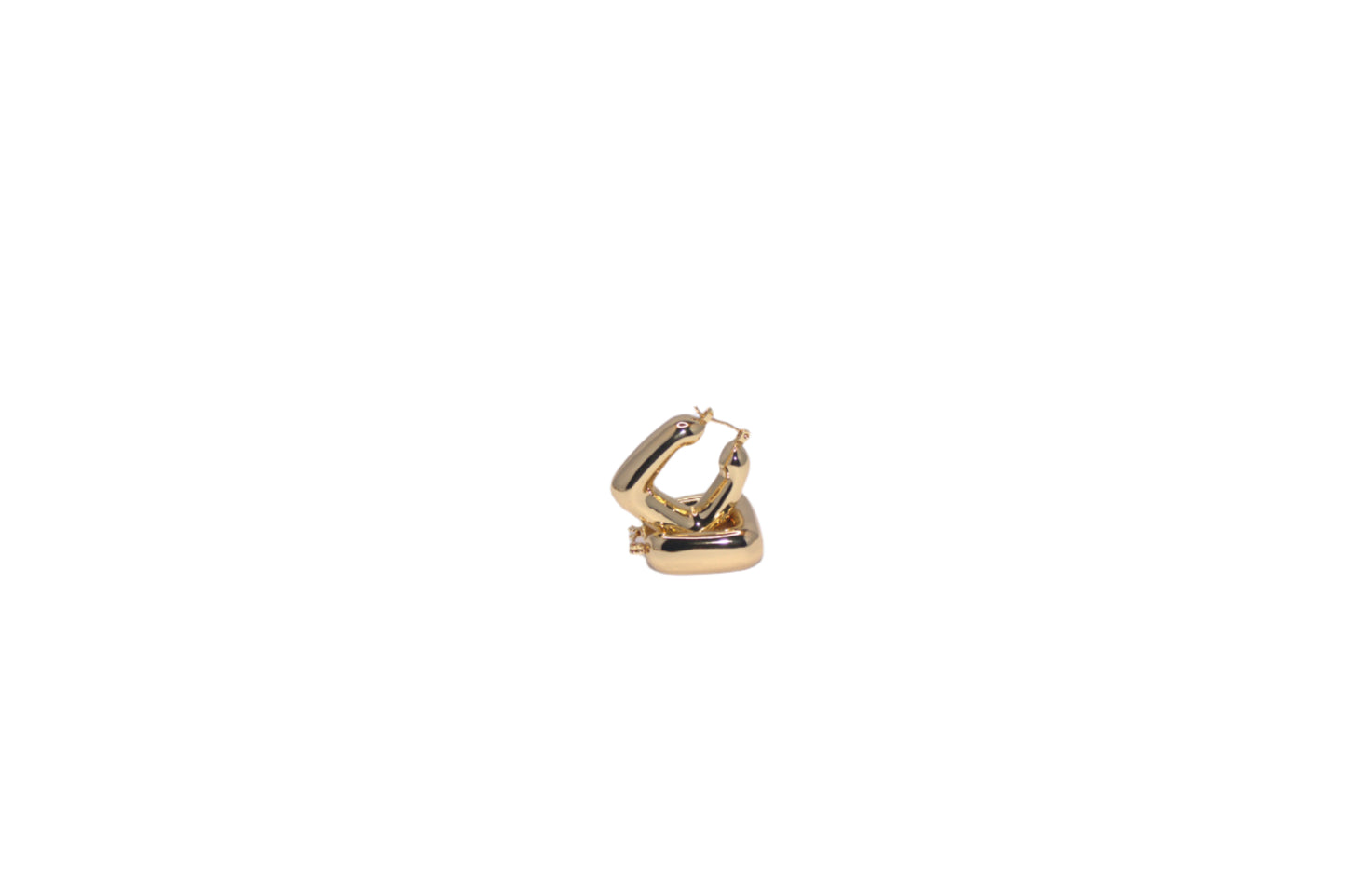 14K Gold Bucket Earrings